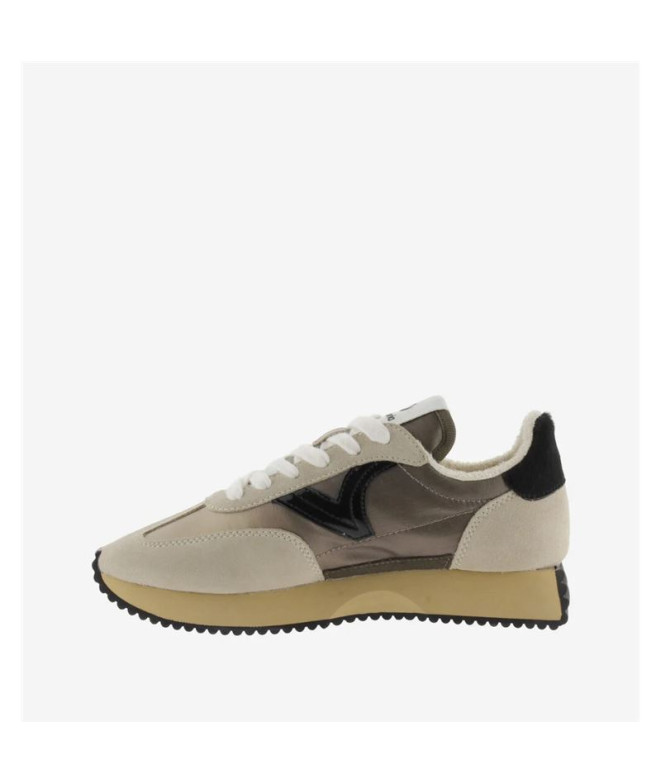 Sapatilhas Mulher Victoria Cosmos Nylon Metal Bege