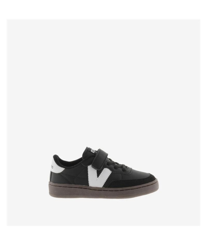 Zapatillas Victoria Oslo Efecto Piel Mujer Negro