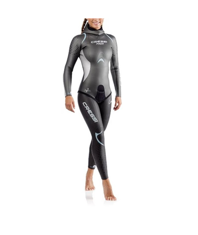 Neoprene Mergulho Mulher para Cressi Free Ultrastretch 3,5mm