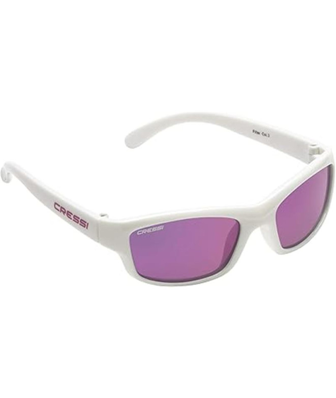 Gafas Cressi Yogi blanco-espejo rosa