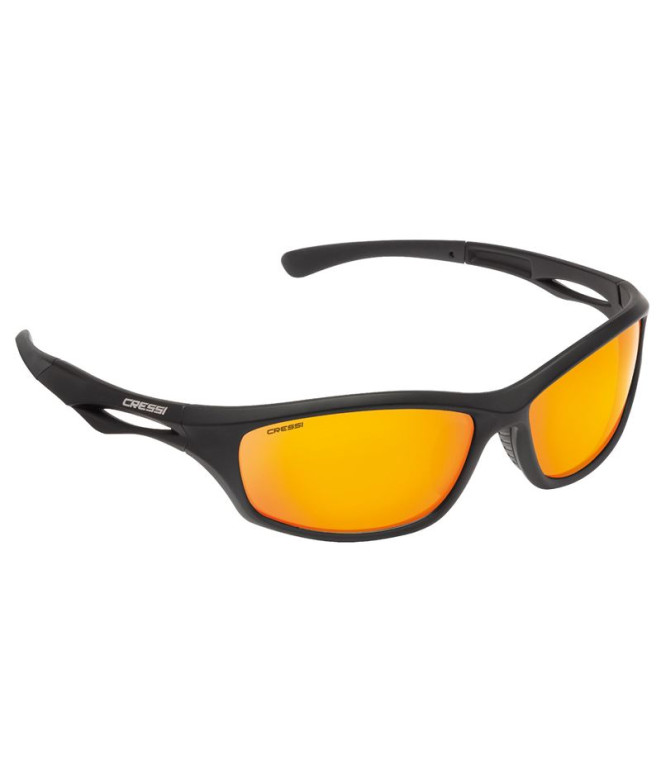 Lunettes de protection Cressi Sniper noir-orange lentilles miroirs