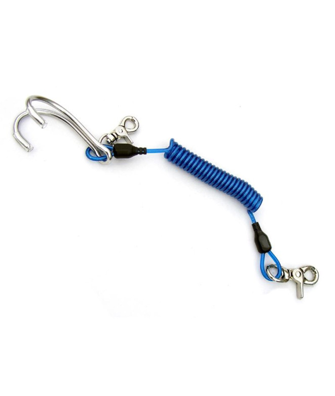 Extensor Acero Cressi Gancho Inox + 2 Mosquetones
