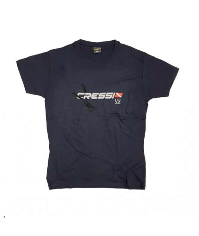 Camiseta Homem Cressi Team Fishing Marine