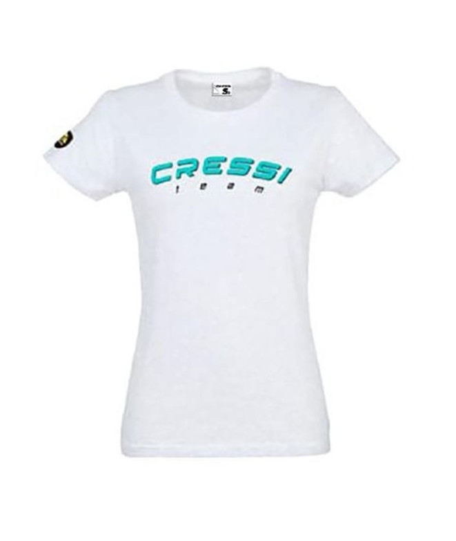 Camiseta Cressi Team Mujer Bigoré-Aguamarina