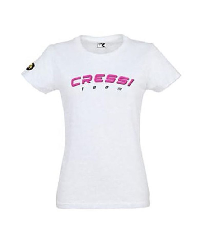 Camiseta Cressi Team Mujer Bigoré-Fucsia