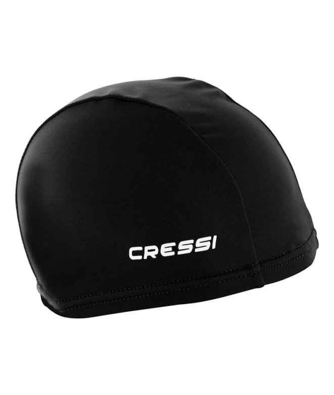 Bonnet Natation Unisexe Elastique Cressi Noir