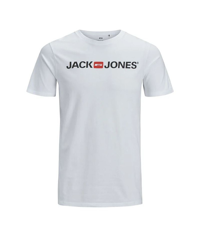 Camiseta Homem Jack & Jones corp Logo Branco