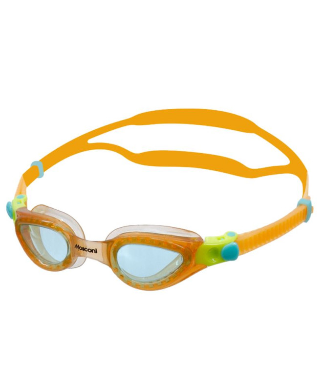 Gafa de natation Mosconi Enfant Leader Orange-Turquoise