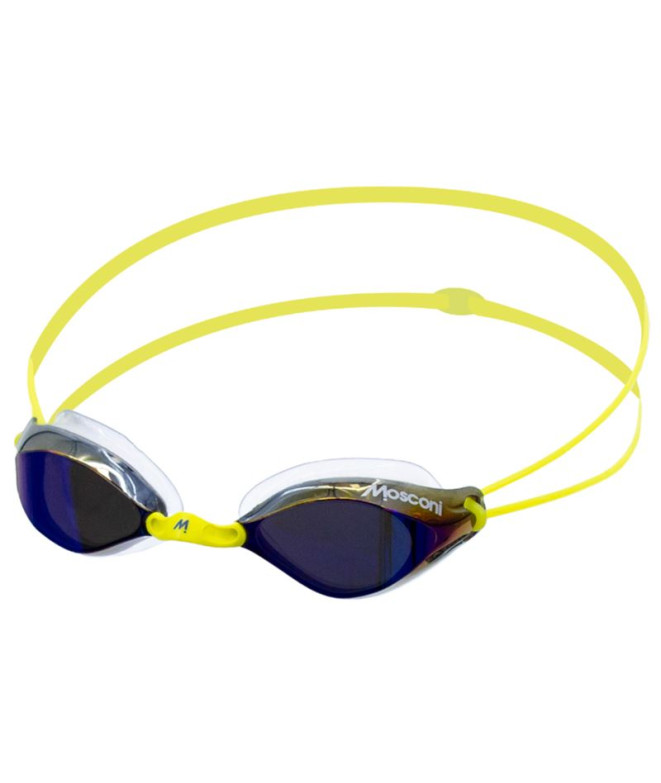 Gafas de Natação Mosconi Elite Mirrored Neon Yellow (amarelo néon espelhado)