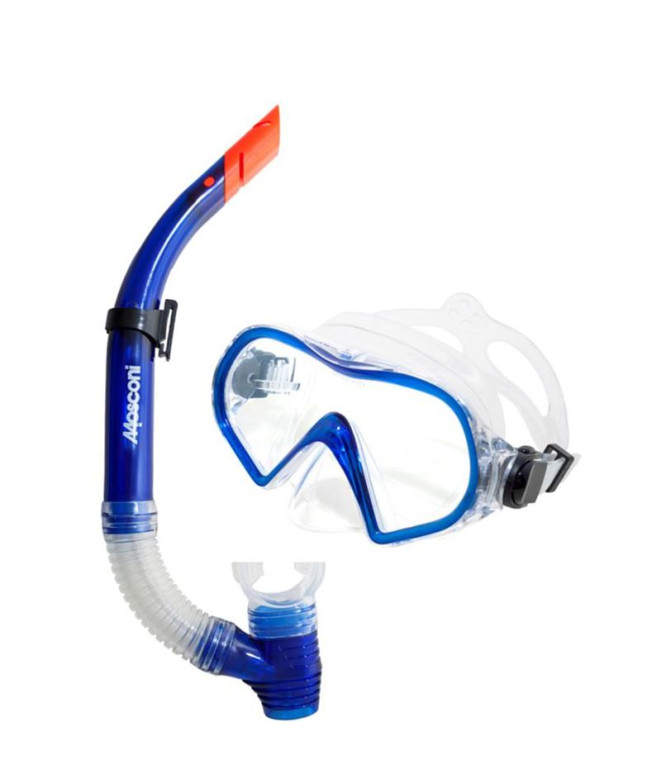 Conjunto de máscara + snorkel Mosconi Maldivas