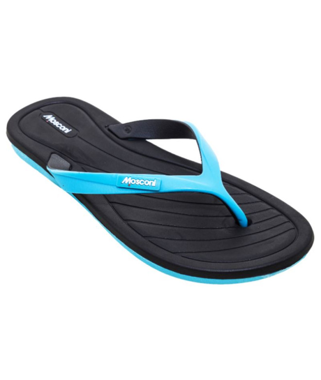 Chanclas Mosconi Finger 2.0 Negro - Aguamarina Mujer