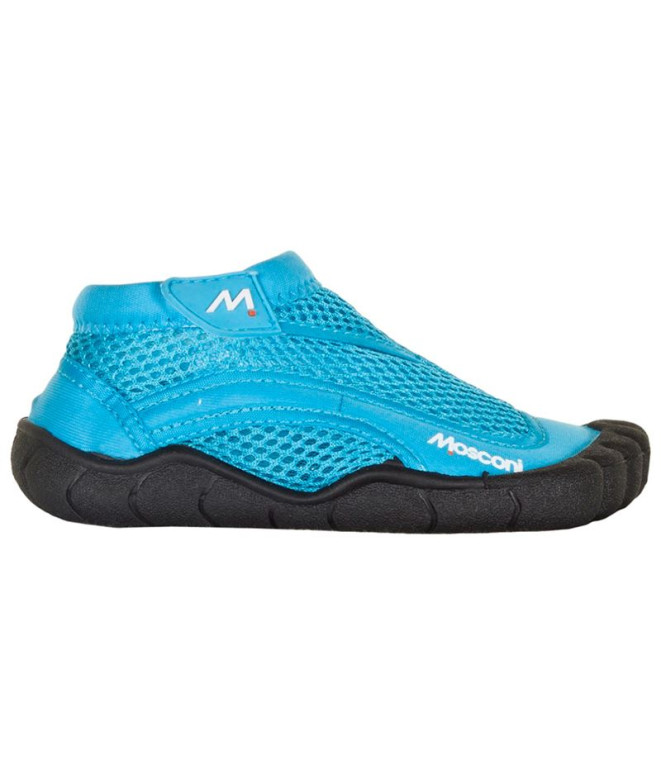 Meias de neoprene Mosconi Aquafinger Azul - Preto Infantil