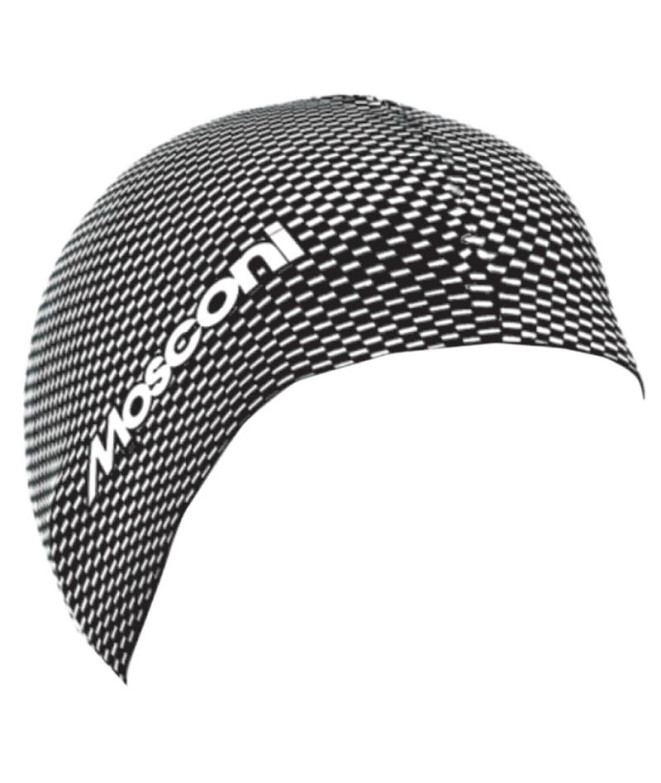 Bonnet natation Mosconi de Silicone Dots Sq Black-White