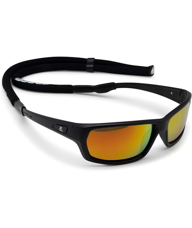 Cressi Bill Floating Goggles Black-Orange Mirrored Lens