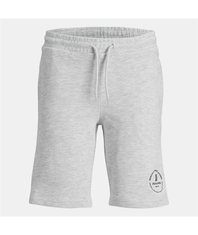 Calça Infantil Jack & Jones swift Aut Branco Melange