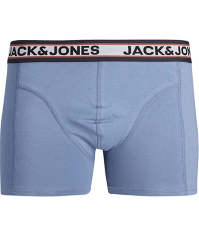 Calzoncillos Jack & Jones Jacmarco Solid 3 Pack Hombre Coronet Blue