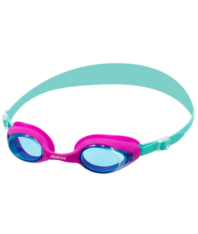 Gafas de Natation Mosconi Fuxia doux - Turquoise Enfant