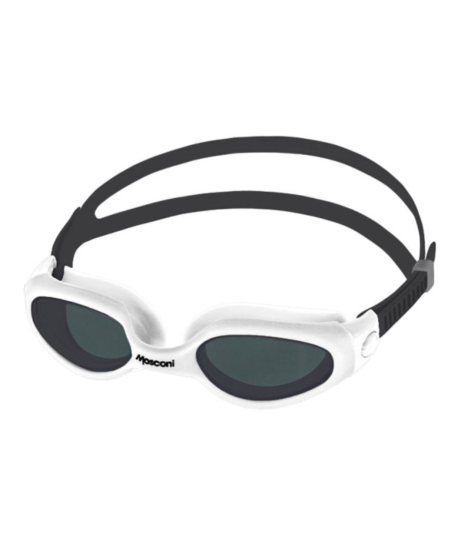 Gafas de Natation Mosconi Bouton blanc - noir