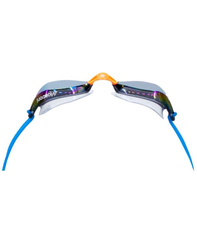 Gafas de Natação Mosconi Elite Mirrored Blue