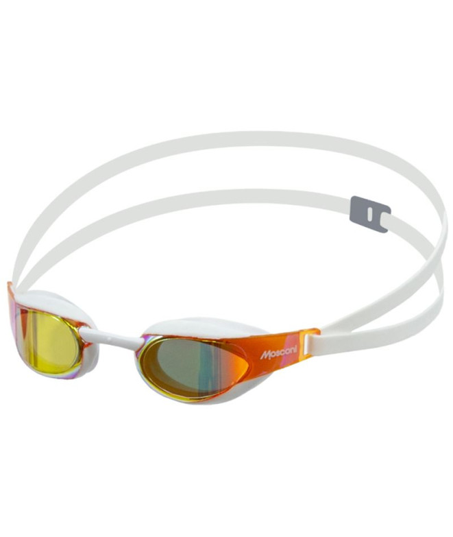 Gafa de natation Mosconi Evo Ultra Blanc-Or