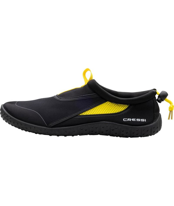 Chaussure Cressi Noire-Jaune Noix de Coco