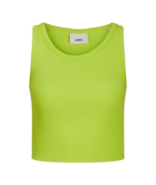 Camiseta Jack & Jones fallon Str Sl Rib Mujer Lime Punch