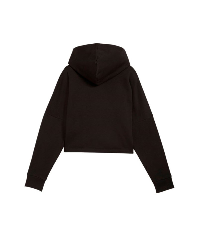 Sweat Puma Ess Logo Cropped Hoodie G Fille