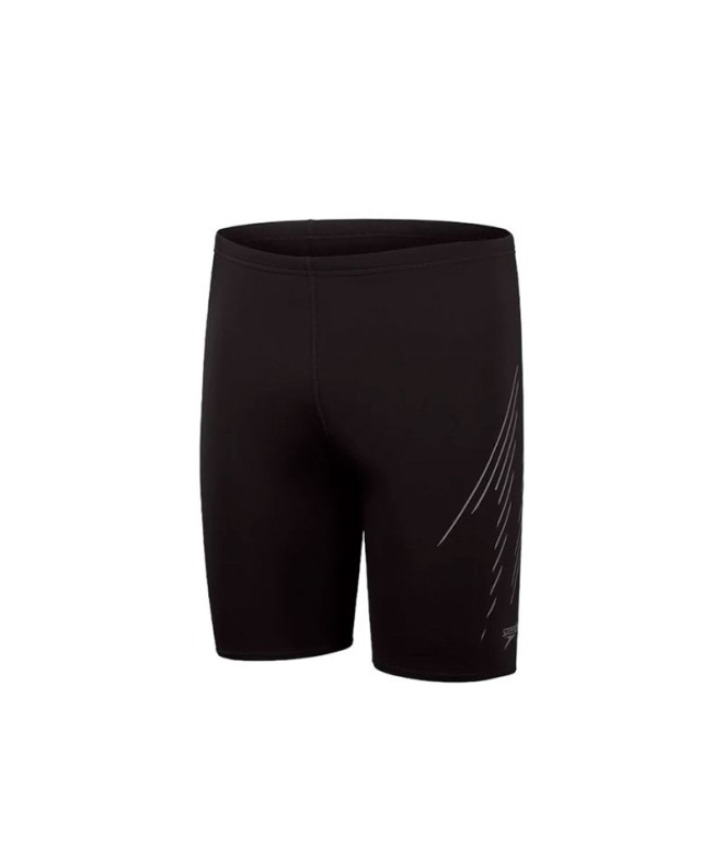 Bañador de Natación Speedo Hyperboom Placement Jammer Hombre Negro/Charcoal