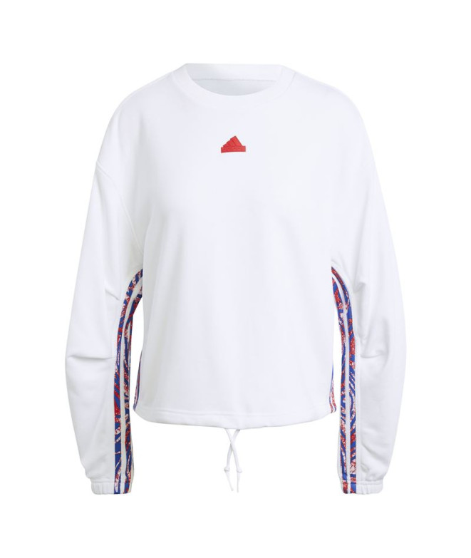 Sweat adidas Femme Express All Gender Anti-Microbial White