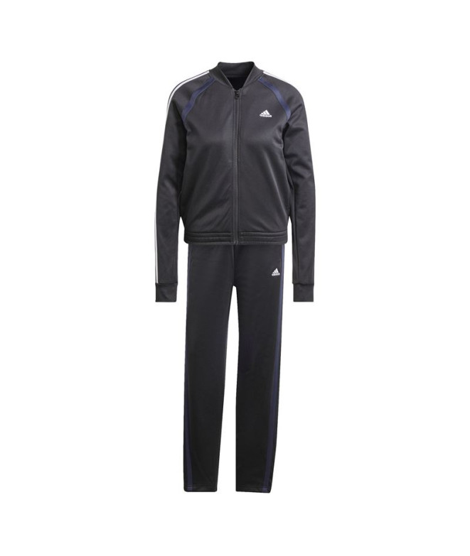 adidas Femme Tracksuit Teamsport Noir/Blanc