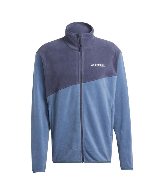 Polar Montagne adidas Homme by Terrex Multi Full Zip Fleece Blue