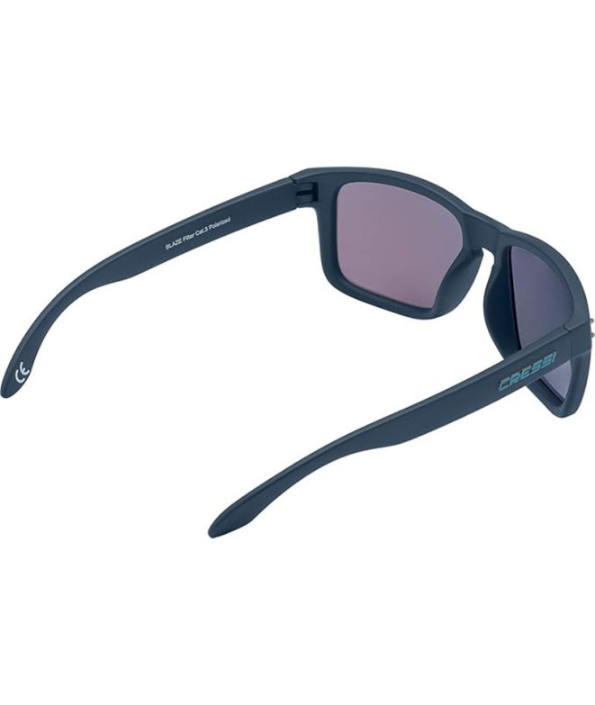 Lunettes Cressi Blaze Bleu Mat - Oculaire Bleu Miroir