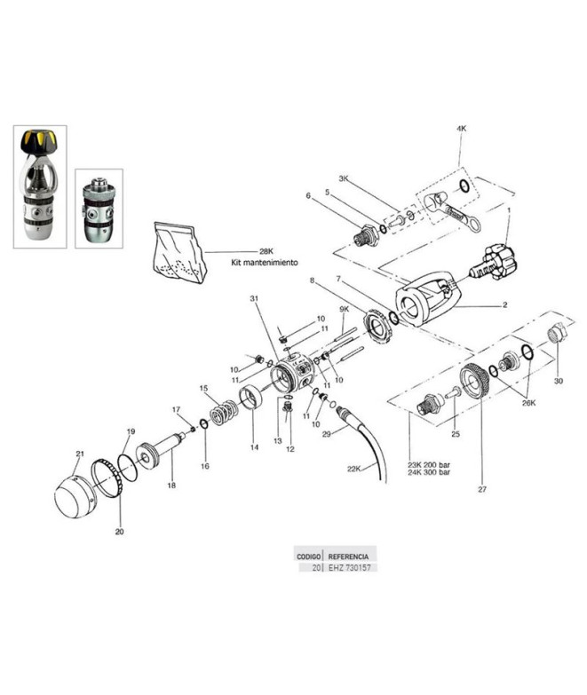 Cressi Ac2 Ac2 1st Stage Plastic Trim