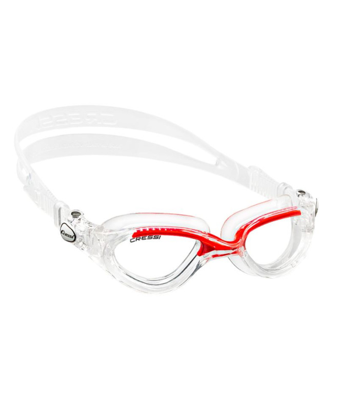 Lunettes de protection Cressi Flash Rouge Transparent