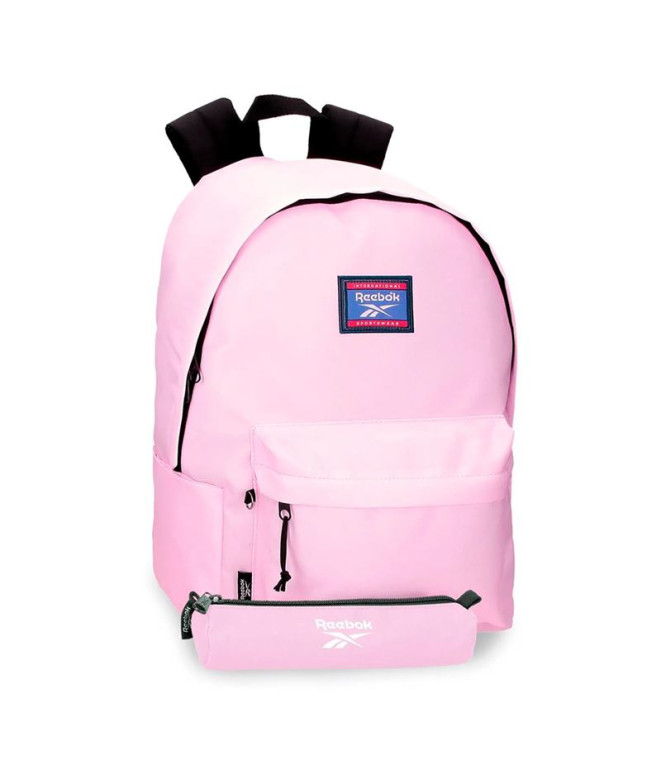 Mochila Reebok Brooklyn Colors con estuche rosa