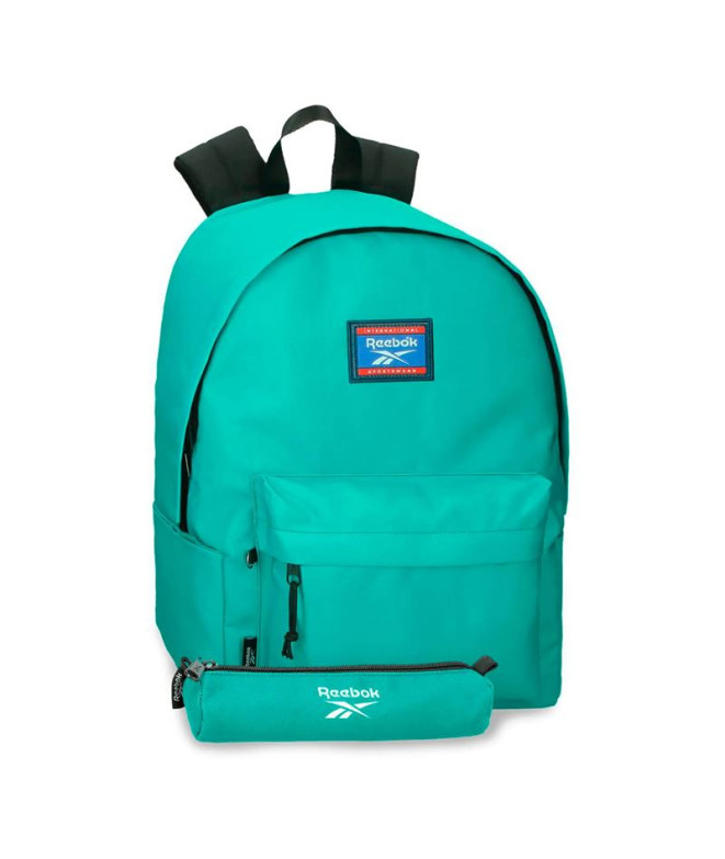 Mochila Reebok Brooklyn Colors con estuche menta