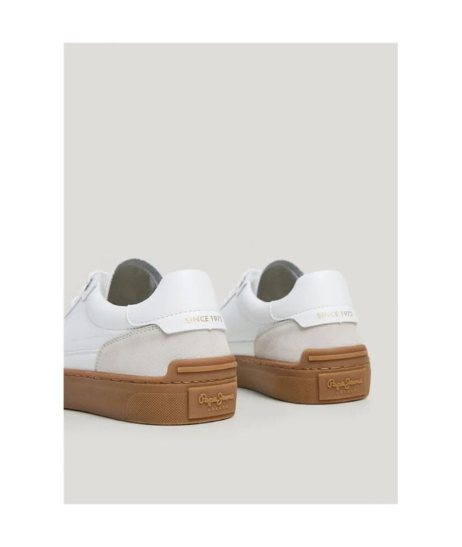 Chaussures Pepe Jeans Camden One Homme Blanc