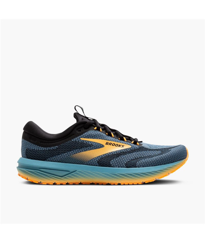 Sapatilhas Running Brooks Homem de Revel 7 Azul/Preto