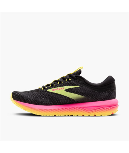 Chaussures Running Brooks Femme de Revel 7 Black/Pink 2