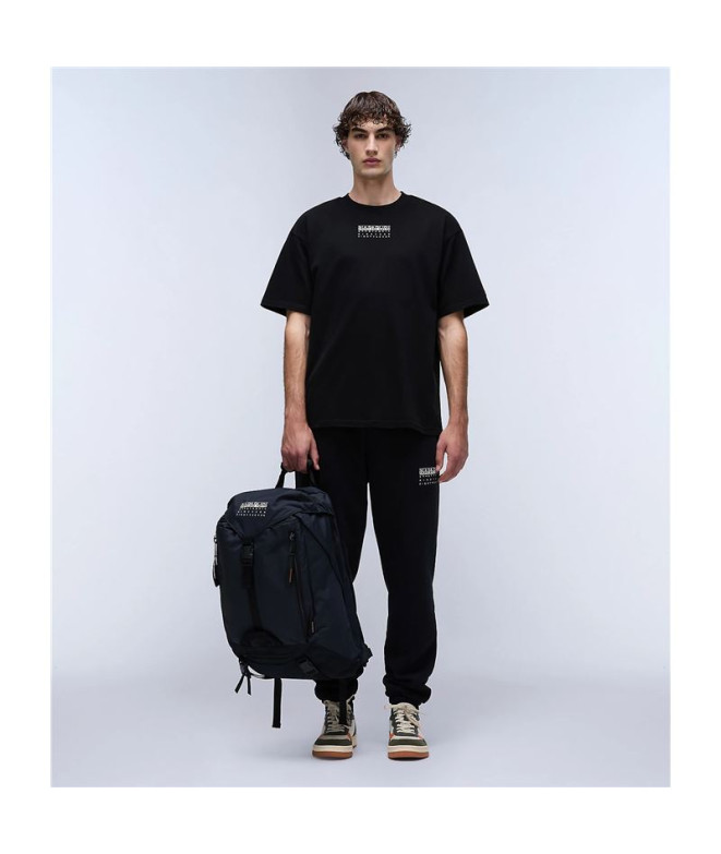 Camiseta Napapijiri S-Premium Ss Preto Homem