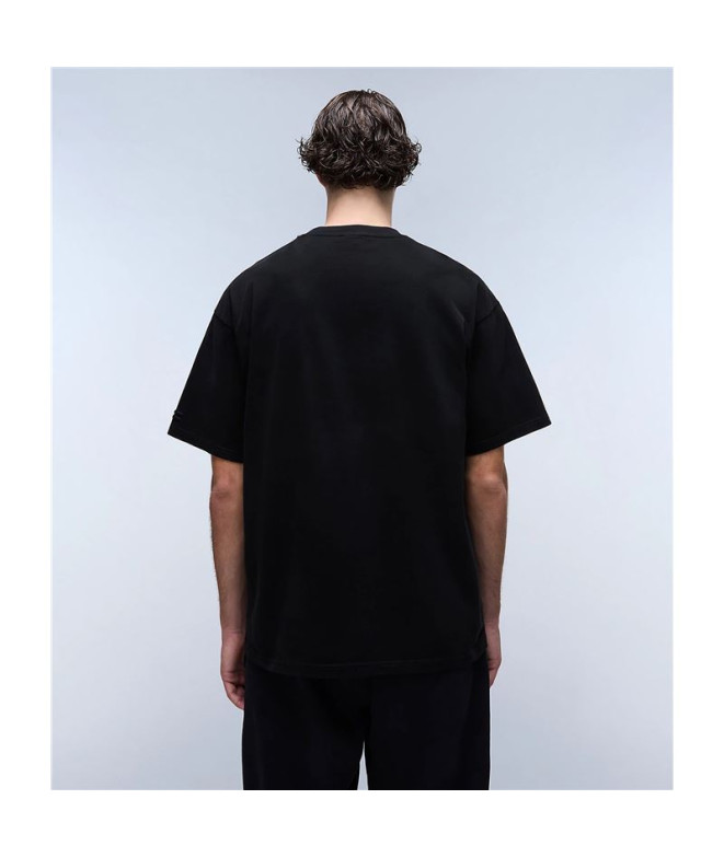 Camiseta Napapijiri S-Premium Ss Negro Hombre