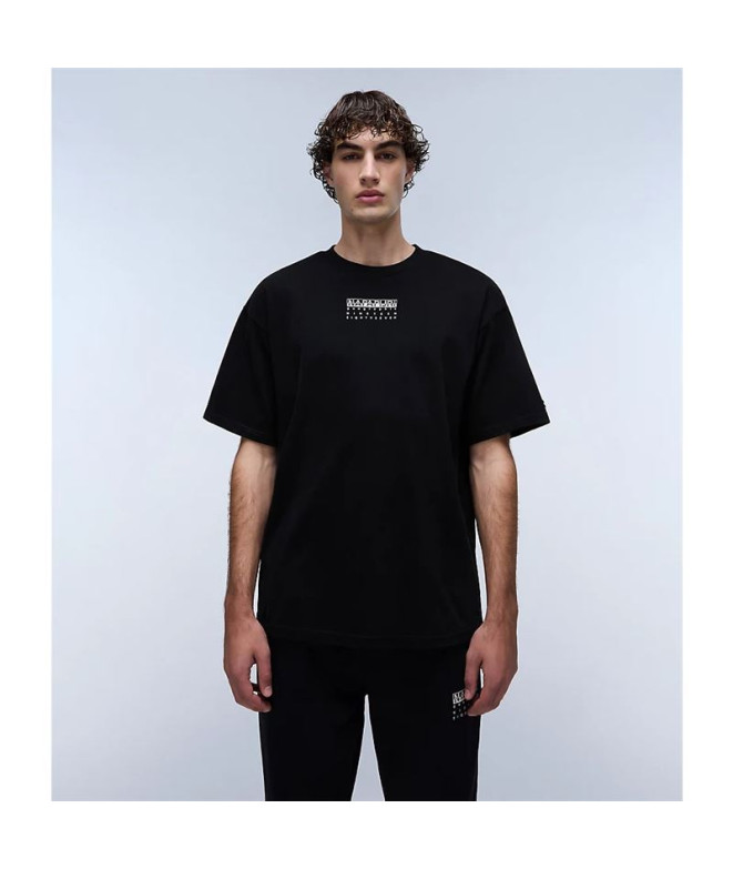Camiseta Napapijiri S-Premium Ss Negro Hombre