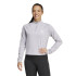 Moletom adidas Mulher Capa com fecho de correr Minimal Branding 1/4 Cinza