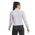 Moletom adidas Mulher Capa com fecho de correr Minimal Branding 1/4 Cinza