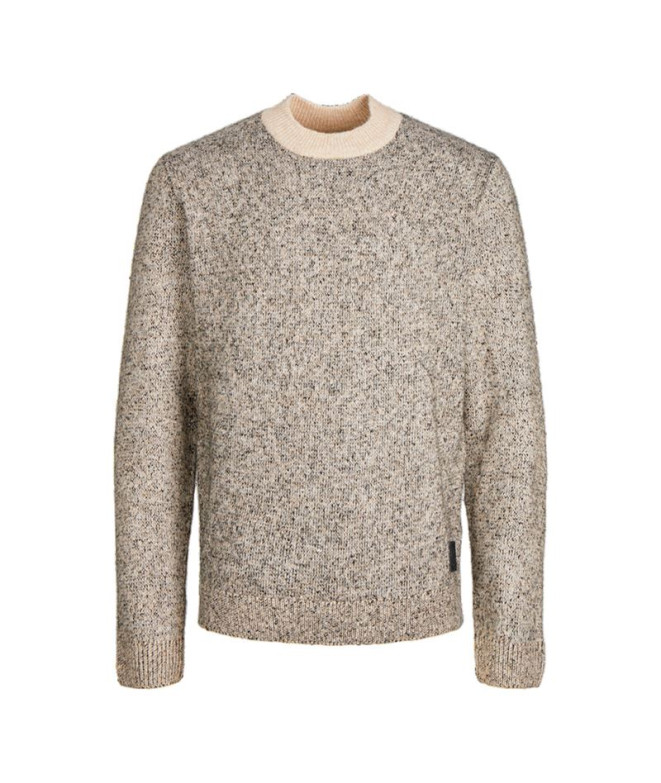 Sweat Homme Jack & Jones Jcospace Knit Mock Peyote