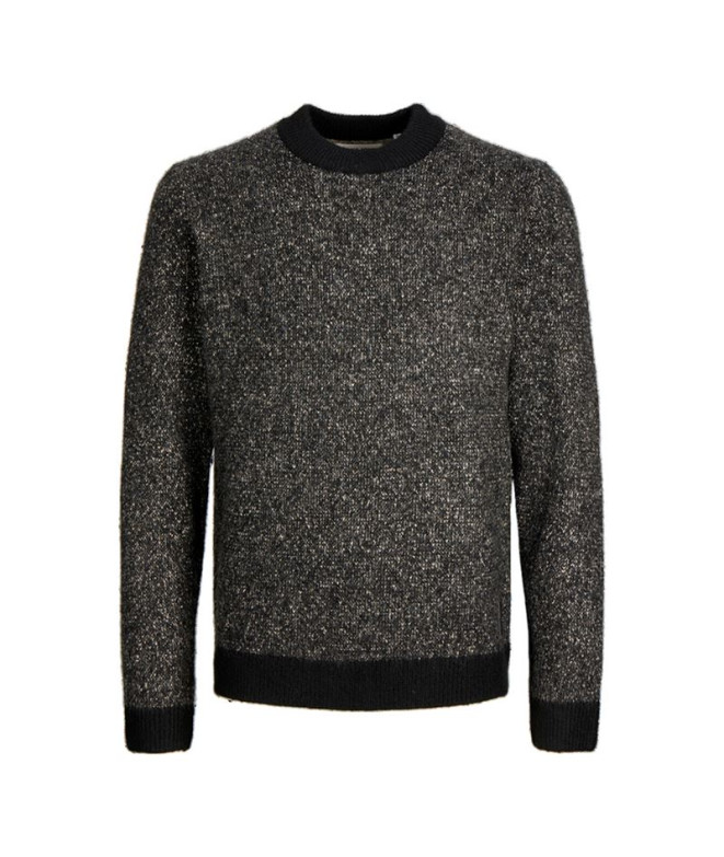 Sweat Homme Jack & Jones Jcospace Knit Mock Noir