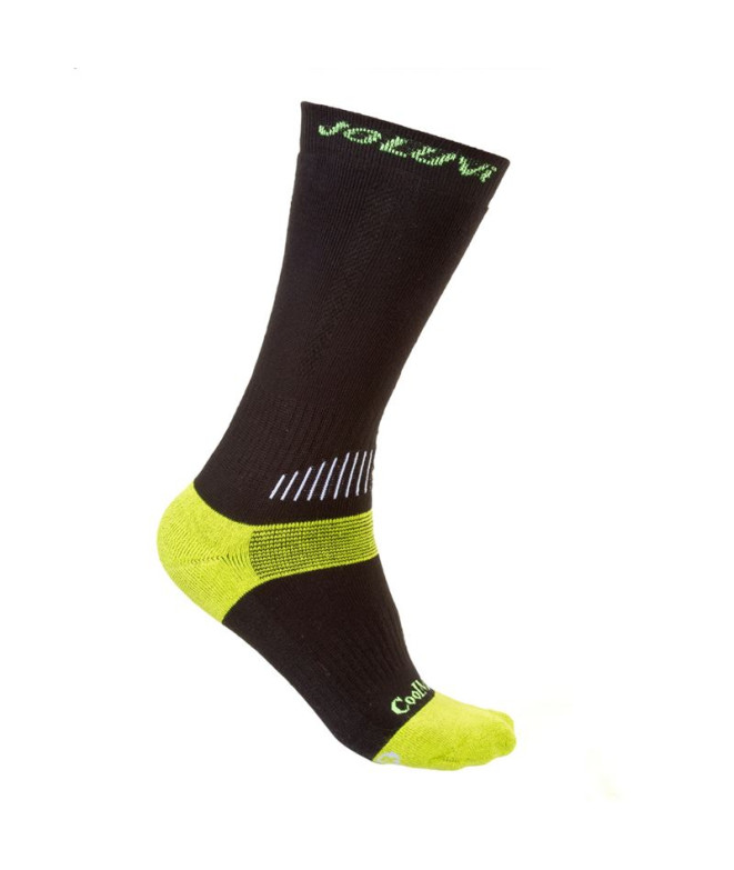 Coolmax Ressor Sock 2 Pair Noir/Jaune Néon