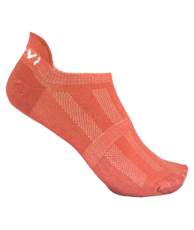 Calcetines de Running Joluvi Run Fly Pack 2 Coral