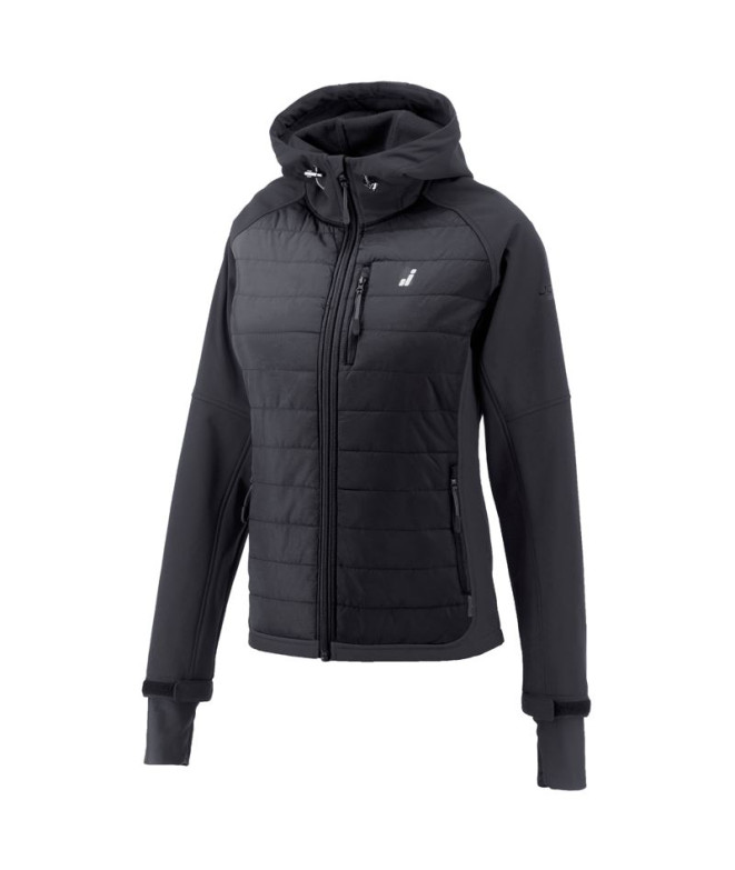 Anorack de Montaña Joluvi Hybrid Shell Negro Mujer