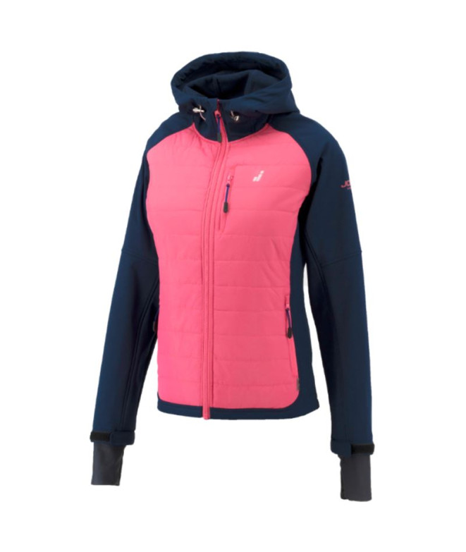 Anorack Joluvi Hybrid Shell Fuxia /Marino Mujer